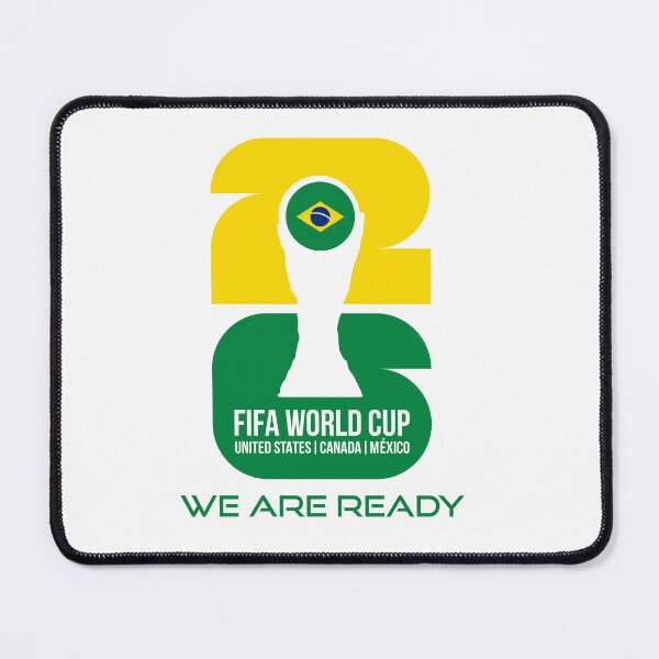 Item preview, Brazil World Cup 2026 Soccer Trophy Silhouette Sticker designed and sold by topprinting.