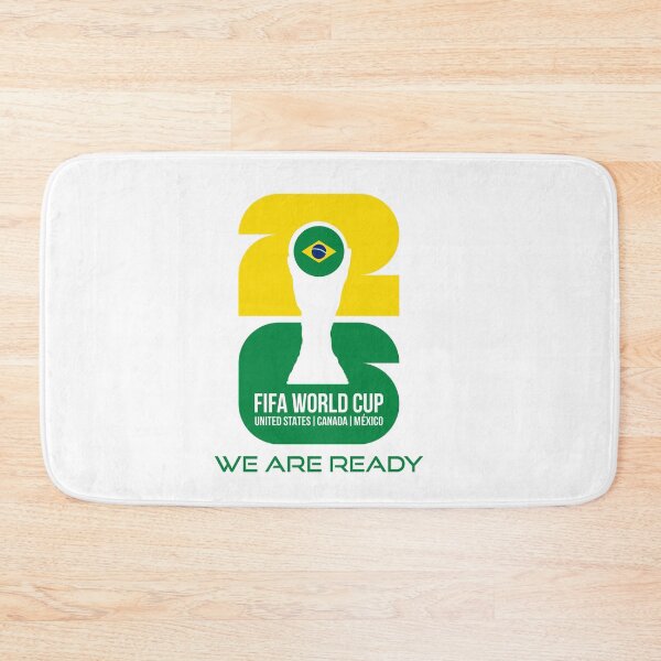 Item preview, Brazil World Cup 2026 Soccer Trophy Silhouette Sticker designed and sold by topprinting.
