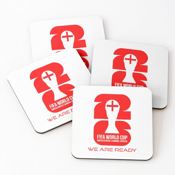 Aperçu de l'œuvre Angleterre World Cup 2026 We Are Ready Trophée Sticker créée et vendue par topprinting.