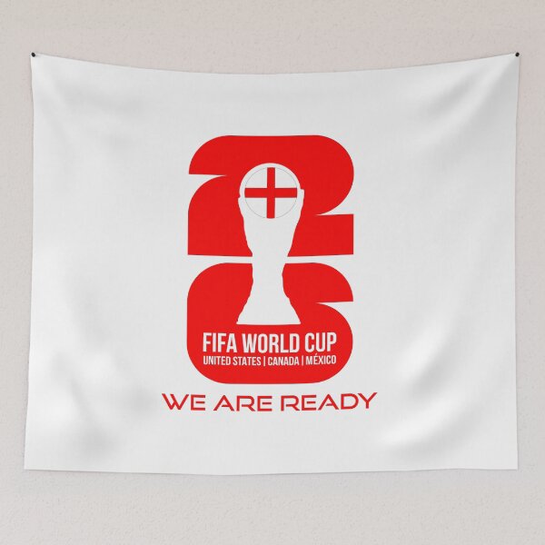 Item preview, England World Cup 2026 We Are Ready Trophy Sticker designed and sold by topprinting.