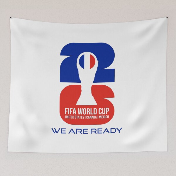 Item preview, France World Cup 2026 We Are Ready Trophy Sticker designed and sold by topprinting.