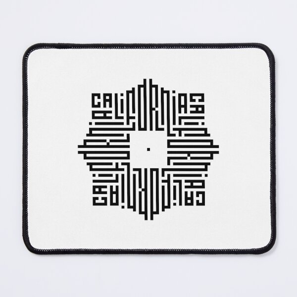 Item preview, CALIFORNIA | Black | Modern Geometric Kufi Calligraphy | From Name to Art designed and sold by FOR YOUR NAME.