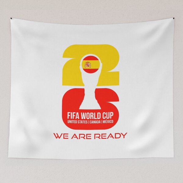 Item preview, Spain World Cup 2026 We Are Ready Trophy Sticker designed and sold by topprinting.