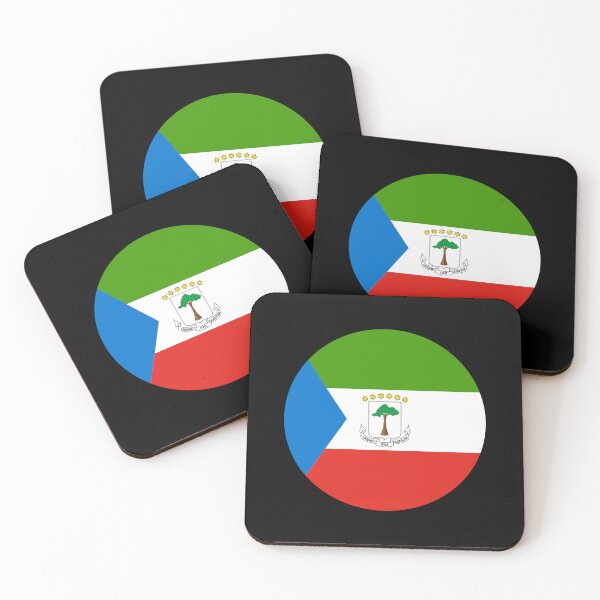 Item preview, Equatorial Guinea Circle Flag GQ designed and sold by shitpostee.