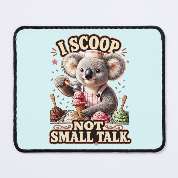 Item preview, Koala Ice Cream Introvert Humor Gift designed and sold by Gentlestate.