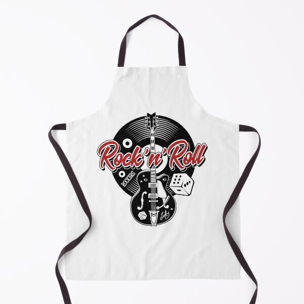 Item preview, Rockabilly Music Rock n Roll Red White and Black Dice Rockers Guitars designed and sold by MemphisCenter.