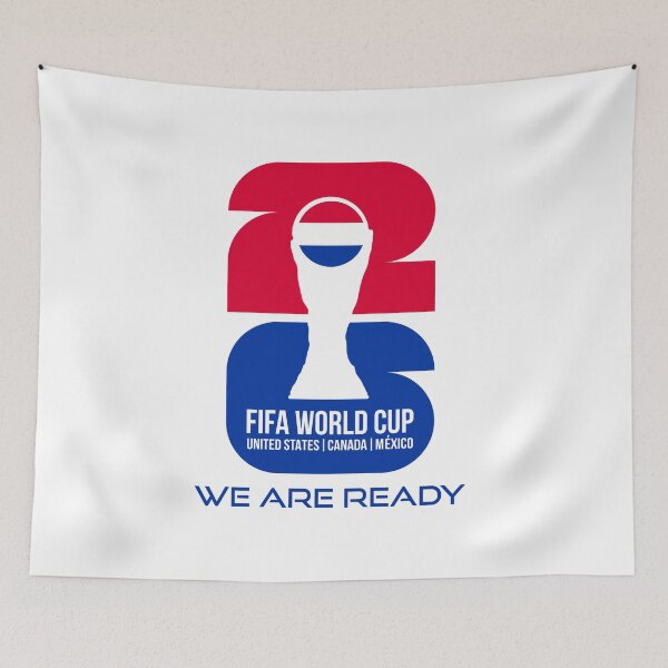 Item preview, Netherlands World Cup 2026 We Are Ready Trophy Sticker designed and sold by topprinting.