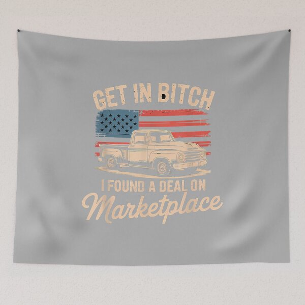 Item preview, Get in Bitch I Found A Deal On Marketplace Shirt Retro Funny_2 designed and sold by ArleneRowe.
