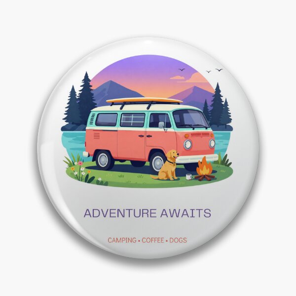 Item preview, Adventure Awaits, Camping Lover Design, Outdoor Adventure, Hiking Graphic, Nature Explorer Gift, Camp Life Art designed and sold by gluxdesing.