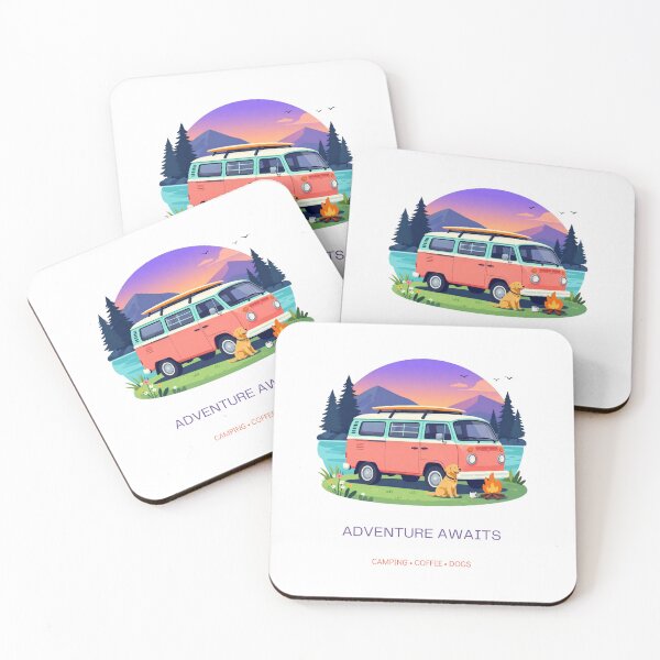 Item preview, Adventure Awaits, Camping Lover Design, Outdoor Adventure, Hiking Graphic, Nature Explorer Gift, Camp Life Art designed and sold by gluxdesing.