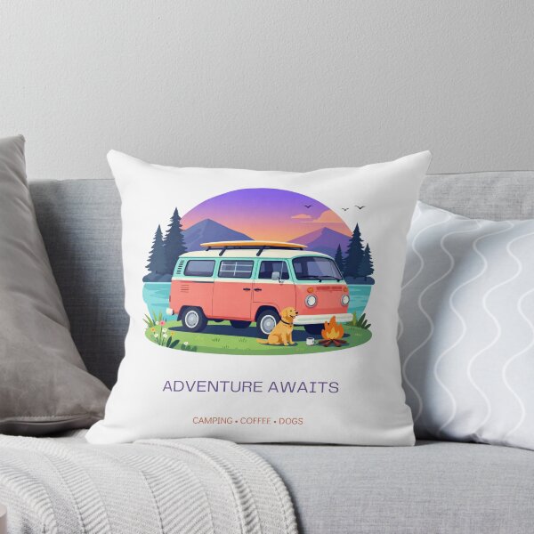 Item preview, Adventure Awaits, Camping Lover Design, Outdoor Adventure, Hiking Graphic, Nature Explorer Gift, Camp Life Art designed and sold by gluxdesing.