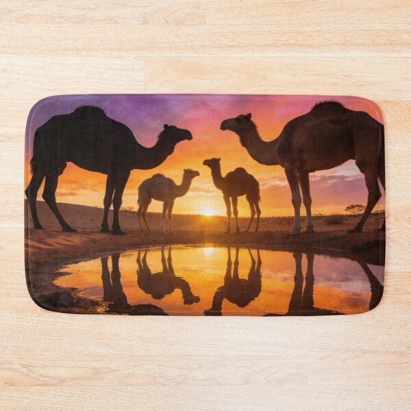 Item preview, Camels at Sunset  designed and sold by The Aussie Muse • Purple Empress  .