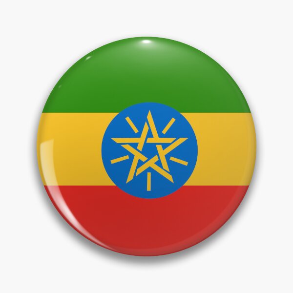 Item preview, Ethiopia Circle Flag ET designed and sold by shitpostee.