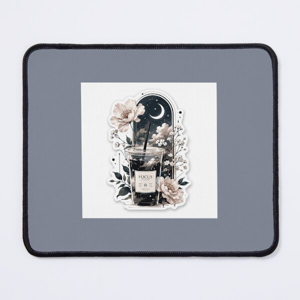 Item preview, Midnight Bloom Coffee – Aesthetic Cartoon Art designed and sold by CutiePoppyCo.