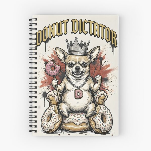 Item preview, DONUT DICTATOR CHU Tattoo Flash Art designed and sold by Animalpetslover.