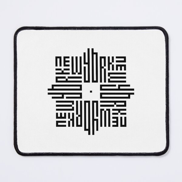 Item preview, NEW YORK | Black | Modern Geometric Kufi Calligraphy | From Name to Art designed and sold by FOR YOUR NAME.