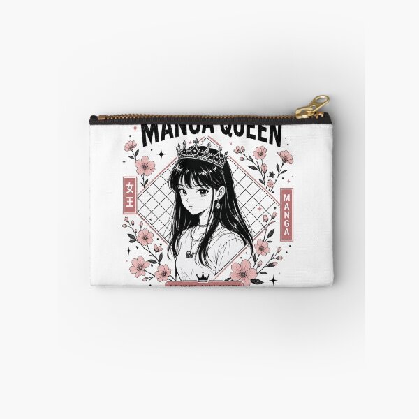 Item preview, Manga Queen with Flowers and Crown Illustration designed and sold by Ahmedsyde.
