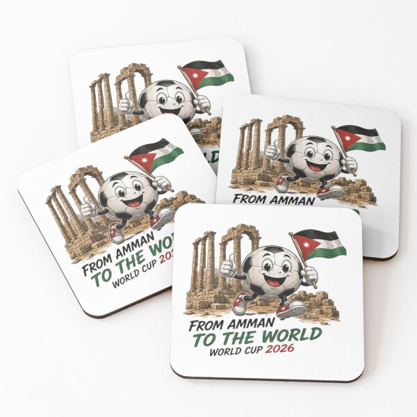 Item preview, From Amman to the World – Jordan World Cup 2026 Sticker designed and sold by Pixanova.