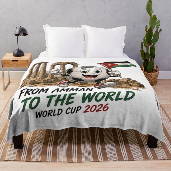 Item preview, From Amman to the World – Jordan World Cup 2026 Sticker designed and sold by syndia2209.