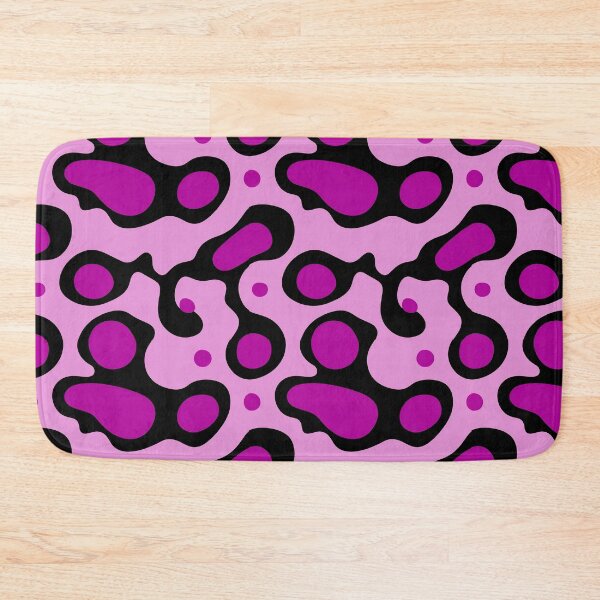 Item preview, Groovy Magenta And Black Lava Lamp Pattern designed and sold by igraphixart.