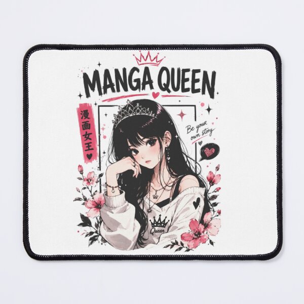 Item preview, Illustration of an anime girl with a crown and flowers designed and sold by Ahmedsyde.