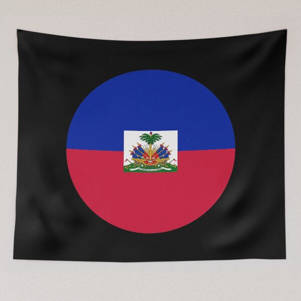 Item preview, Haiti Circle Flag HT designed and sold by shitpostee.