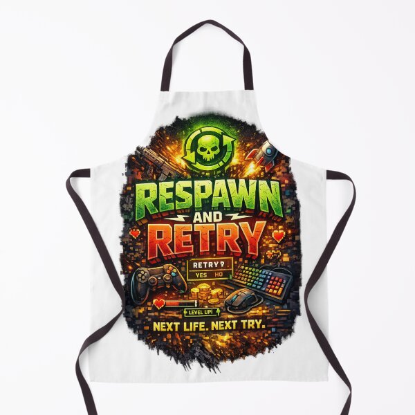 Item preview, Respawn and Retry designed and sold by PeterPunkt.
