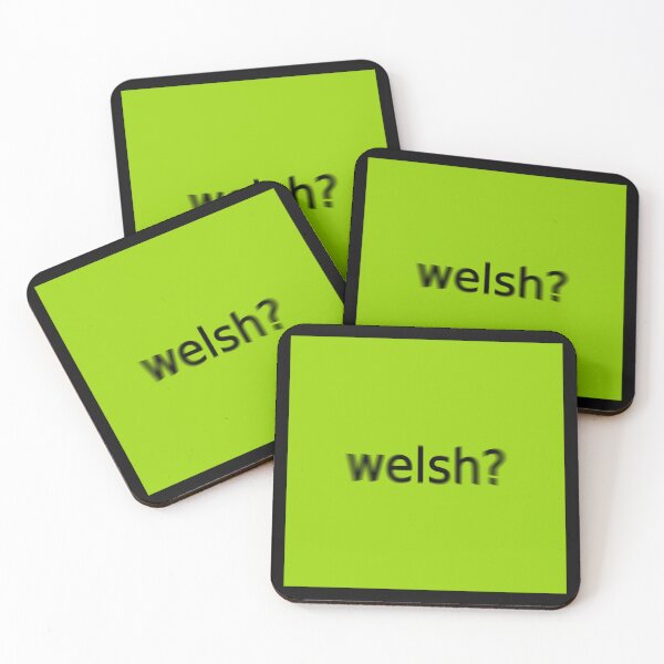 Item preview, Welsh Supreme Green Question Unique Artwork Sign designed and sold by Doctor Schtrudel.
