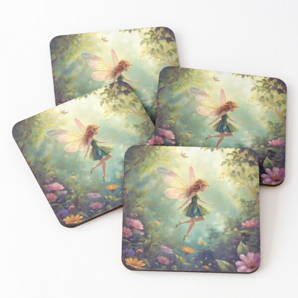 Item preview, Magical Fairy Flying in Enchanted Garden designed and sold by andreavlad.