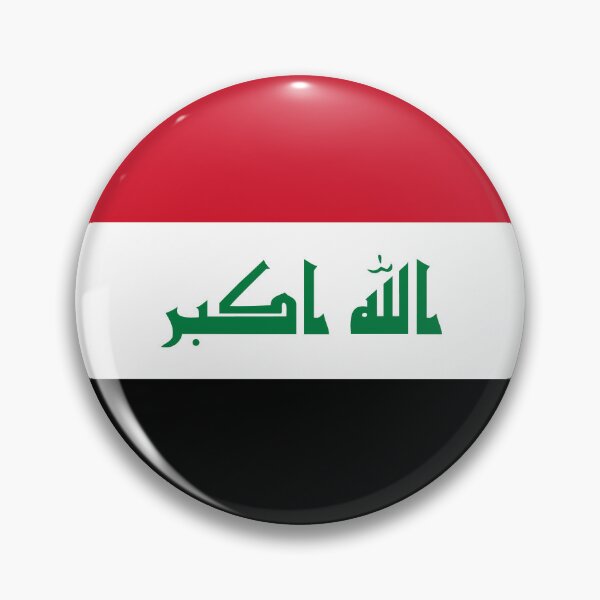 Item preview, Iraq Circle Flag IQ designed and sold by shitpostee.