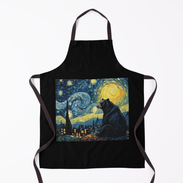 Item preview, Bear Starry Night Van Gogh Art Wildlife Men Women designed and sold by Littermin.