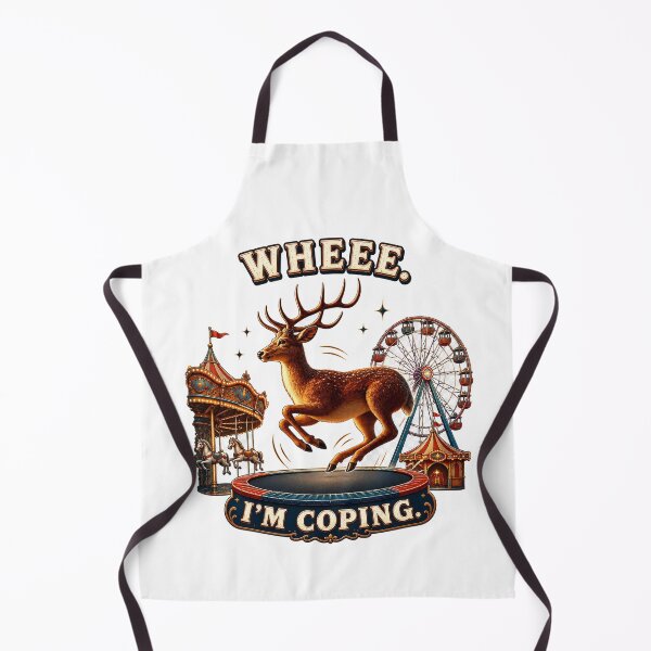 Item preview, Funny Deer Anxiety Coping Mental Health Gift designed and sold by Gentlestate.
