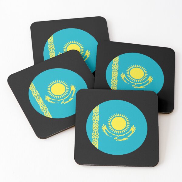 Item preview, Kazakhstan Circle Flag KZ designed and sold by shitpostee.
