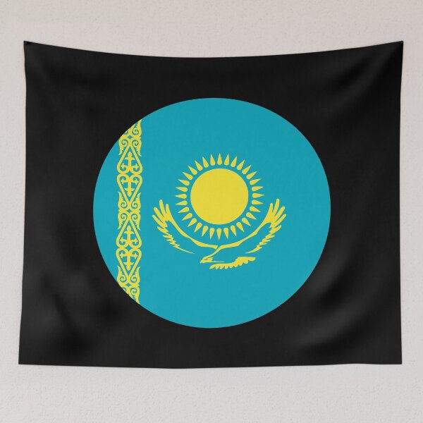 Item preview, Kazakhstan Circle Flag KZ designed and sold by shitpostee.