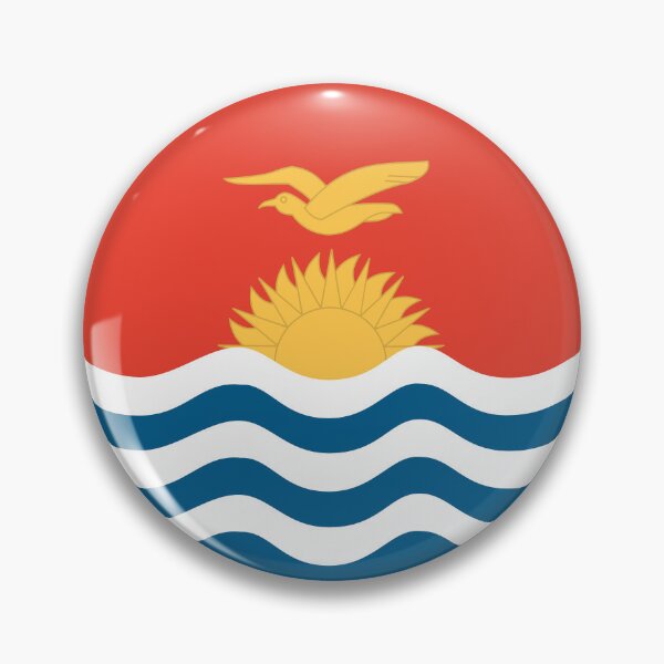 Item preview, Kiribati Circle Flag KI designed and sold by shitpostee.