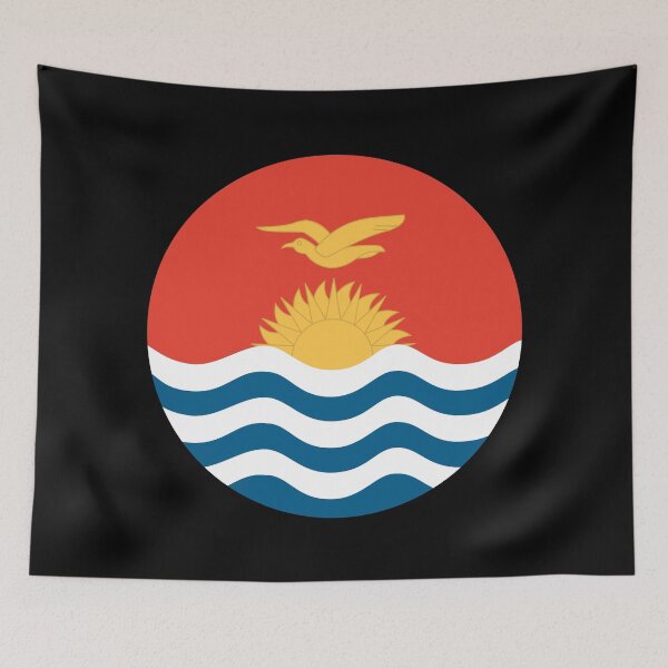 Item preview, Kiribati Circle Flag KI designed and sold by shitpostee.