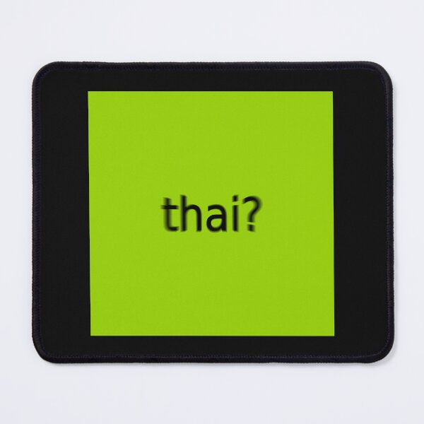Item preview, Thai Supreme Green Question Unique Artwork Sign designed and sold by Doctor Schtrudel.