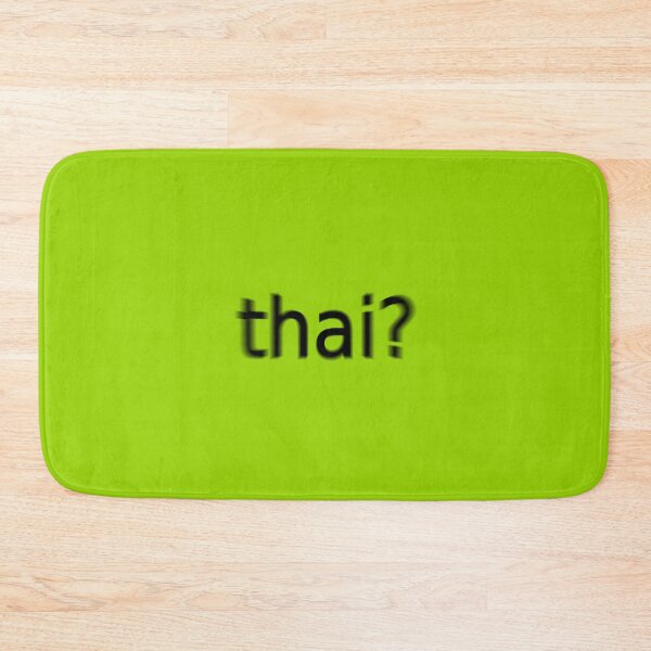 Item preview, Thai Supreme Green Question Unique Artwork Sign designed and sold by Doctor Schtrudel.