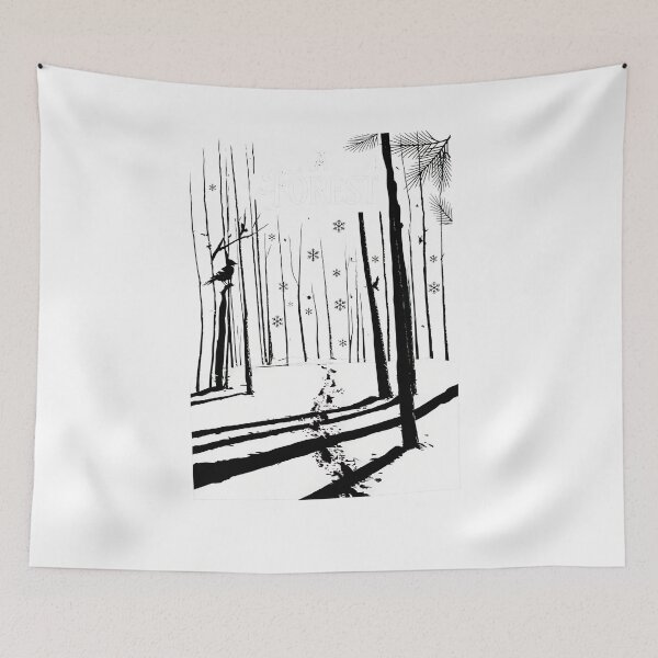 Item preview, Minimalist Forest Footprints Scenic  designed and sold by minimancece.
