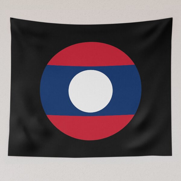 Item preview, Laos Circle Flag LA designed and sold by shitpostee.