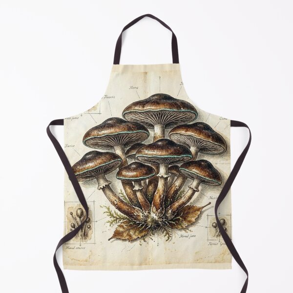 Item preview, Midnight Herbarium I – Enchanted Mushrooms designed and sold by Roberta Calabrese.
