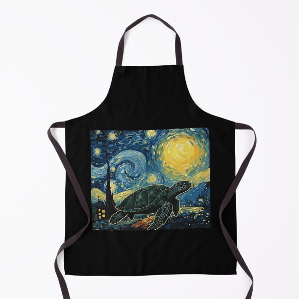 Item preview, Sea Turtle Starry Night Van Gogh Art Lover Men Women designed and sold by Littermin.