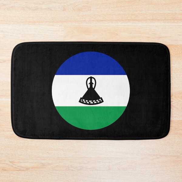 Item preview, Lesotho Circle Flag LS designed and sold by shitpostee.