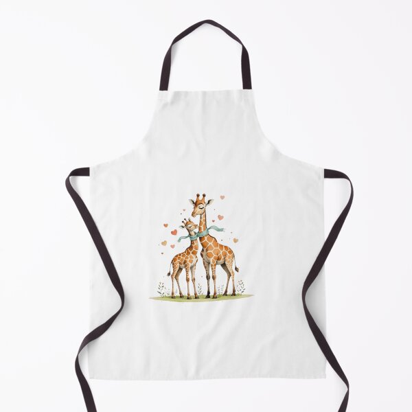 Item preview, Cute Mama Giraffe And Baby Watercolor Art designed and sold by AQUILAKREO.