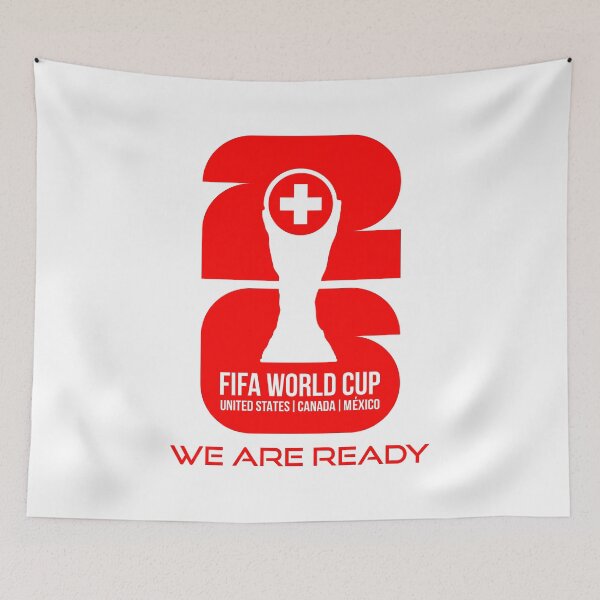 Item preview, Switzerland World Cup 2026 We Are Ready Trophy Sticker designed and sold by topprinting.