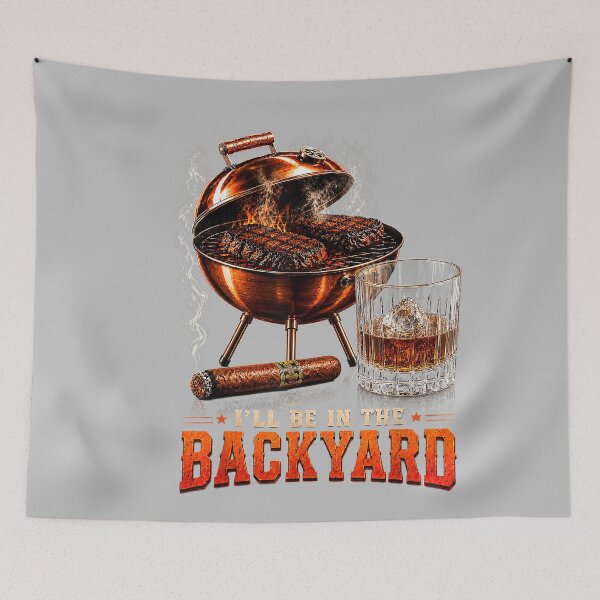 Item preview, I'll Be in The Backyard Funny Men Dad Fathers Day designed and sold by mjohnson9.