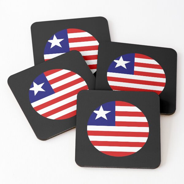 Item preview, Liberia Circle Flag LR designed and sold by shitpostee.