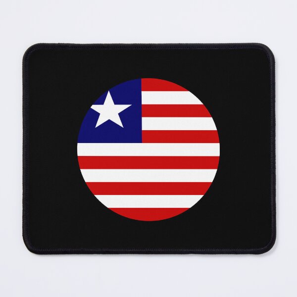 Item preview, Liberia Circle Flag LR designed and sold by shitpostee.