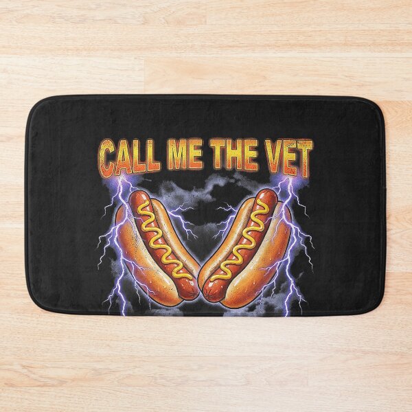 Item preview, Call Me The Vet Cause I Be Funny Hotdog Meme designed and sold by CriseldaBruning.