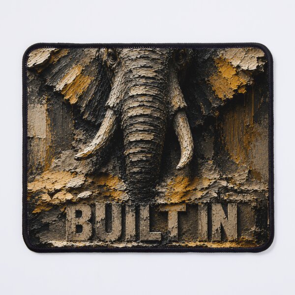 Item preview, Engineer Compounding Elephant Layered Impasto Wall Art designed and sold by SavannaStrikes.